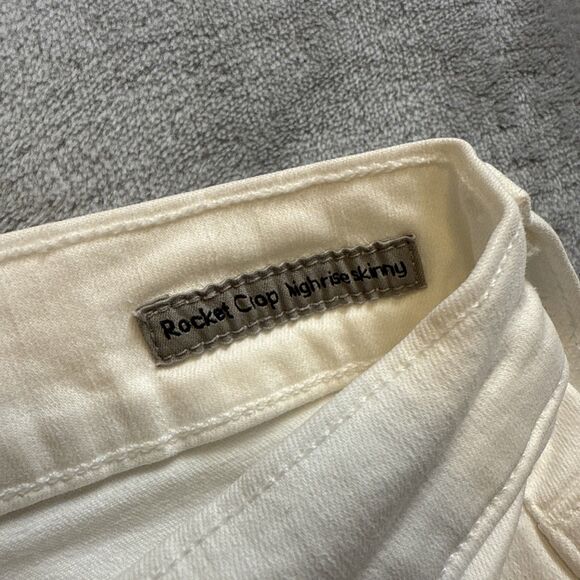 Citizens Of Humanity Jeans Size 24 Rocket Crop High-Rise Skinny White - Picture 6 of 10